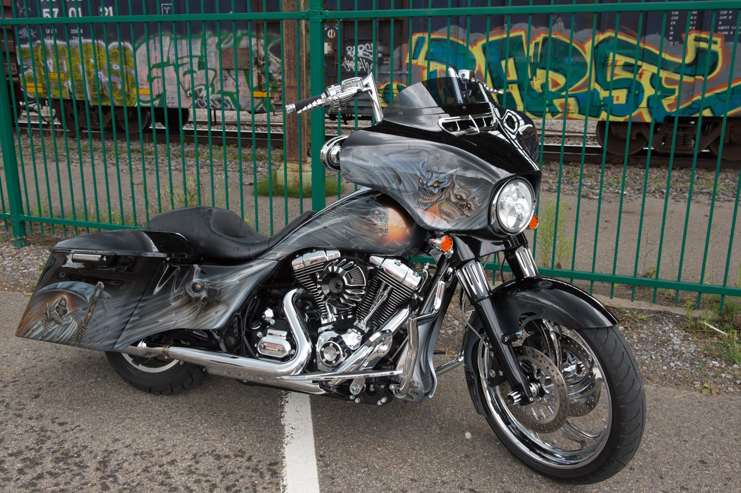 Moto Custom Harley-Davidson Street Glide 2015