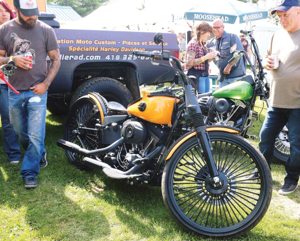 Exposition de motos anciennes de l’AMAQ à Hérouxville
