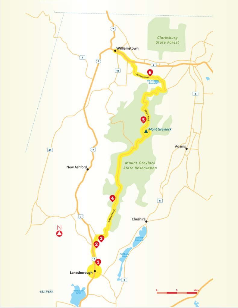 Le mont Greylock point culminant du Massachusetts