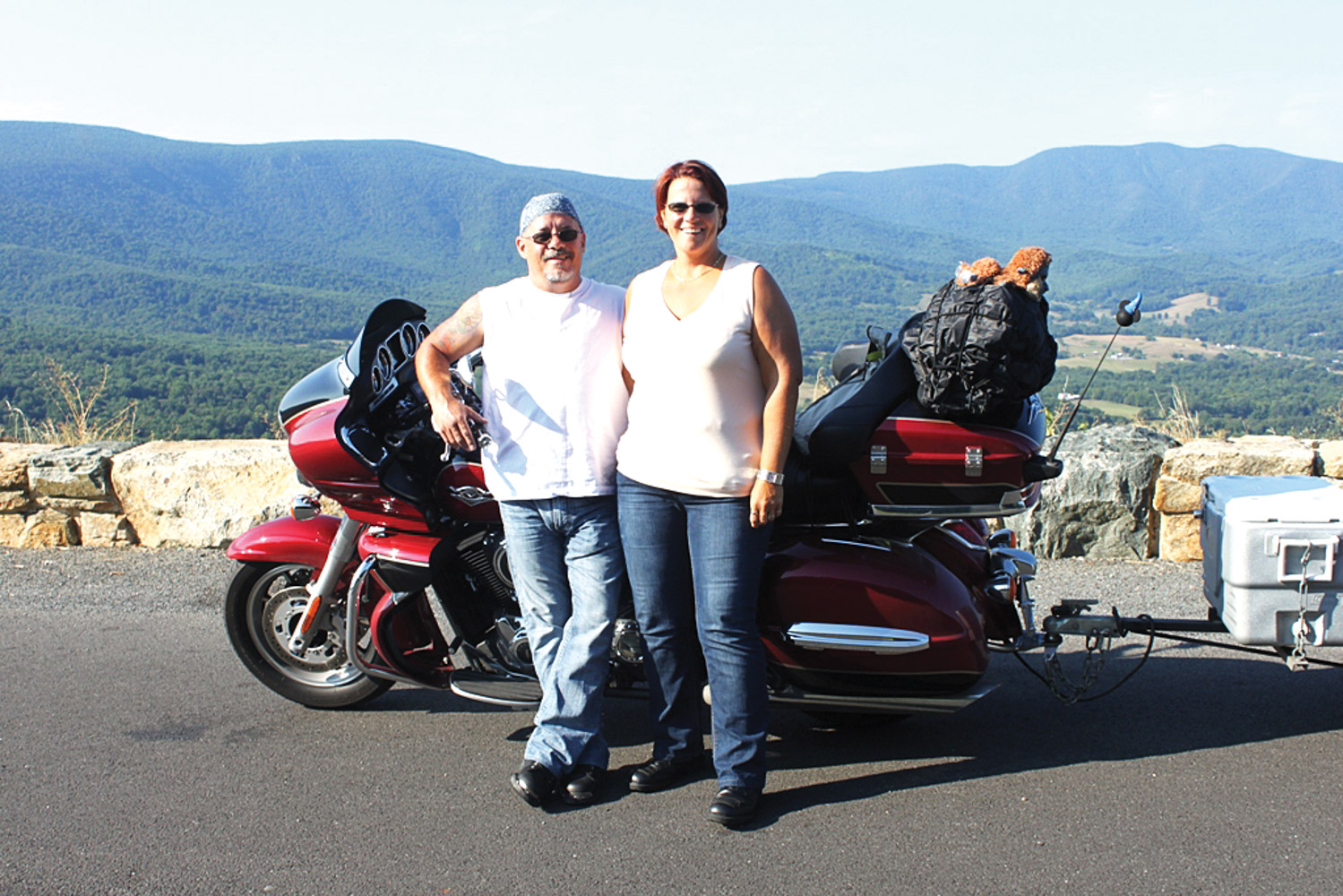 Danielle PoSkyline Drive, Virginie et Blue Ridge Parkway