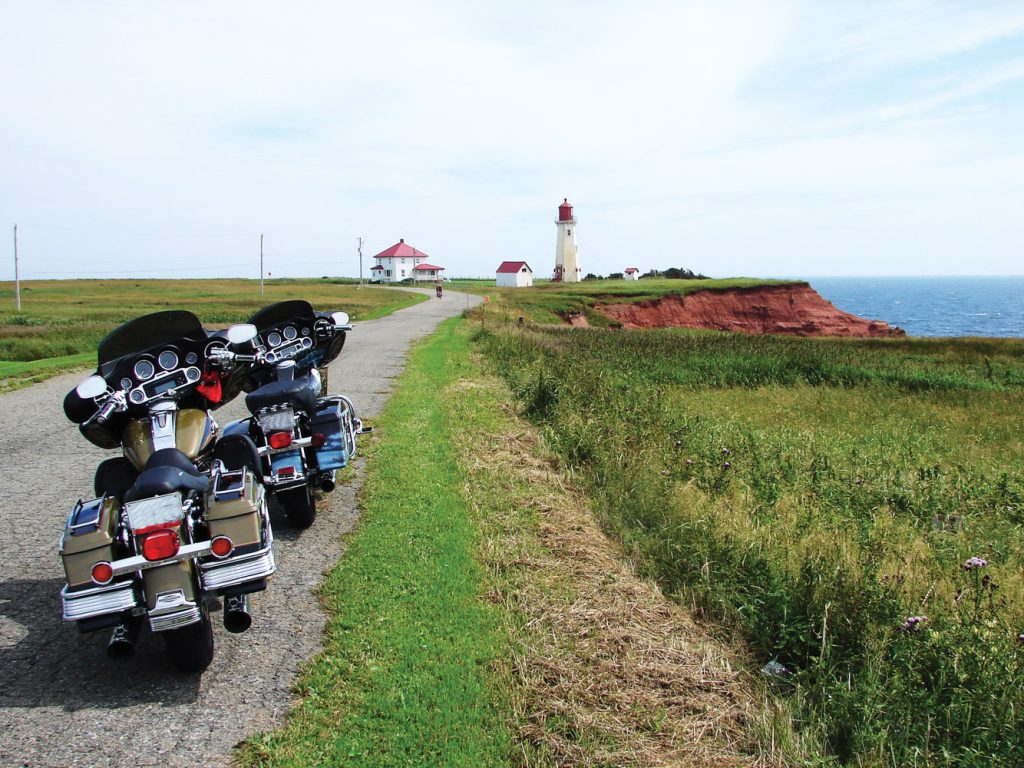 Iles de la Madeleine en moto