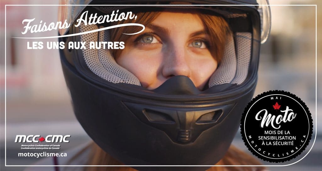 Mai est le Mois de la sensibilisation à la sécurité à moto au Canada