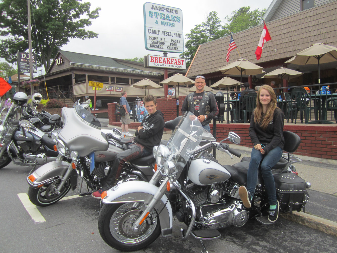 Voyage de moto Lac George