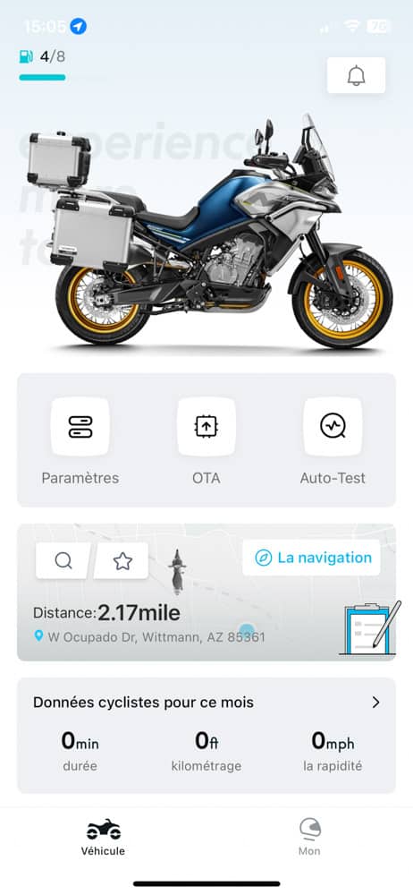 Applications pour motos et motos connectées