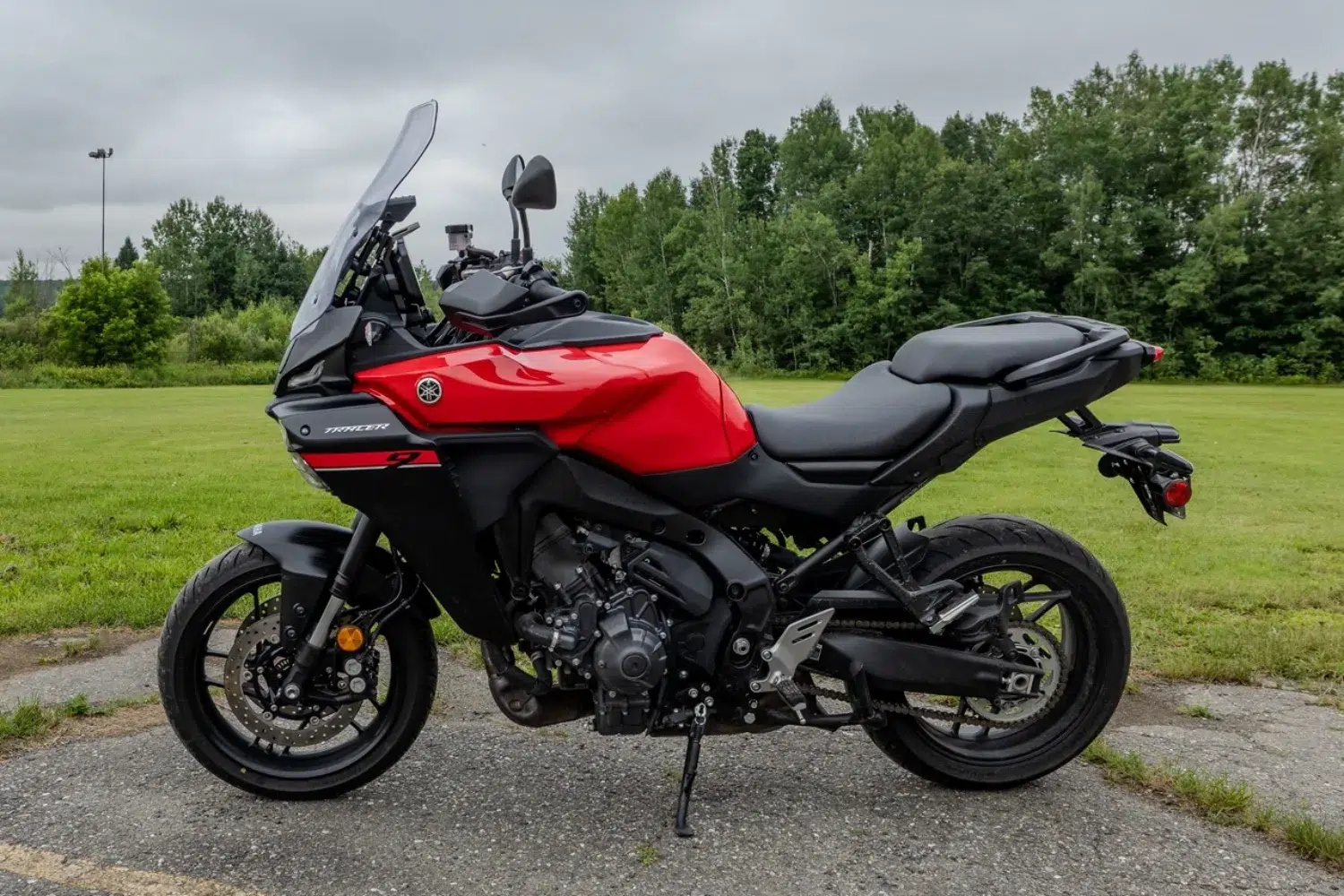 Essai de la Yamaha Tracer 9 Y-AMT 2025