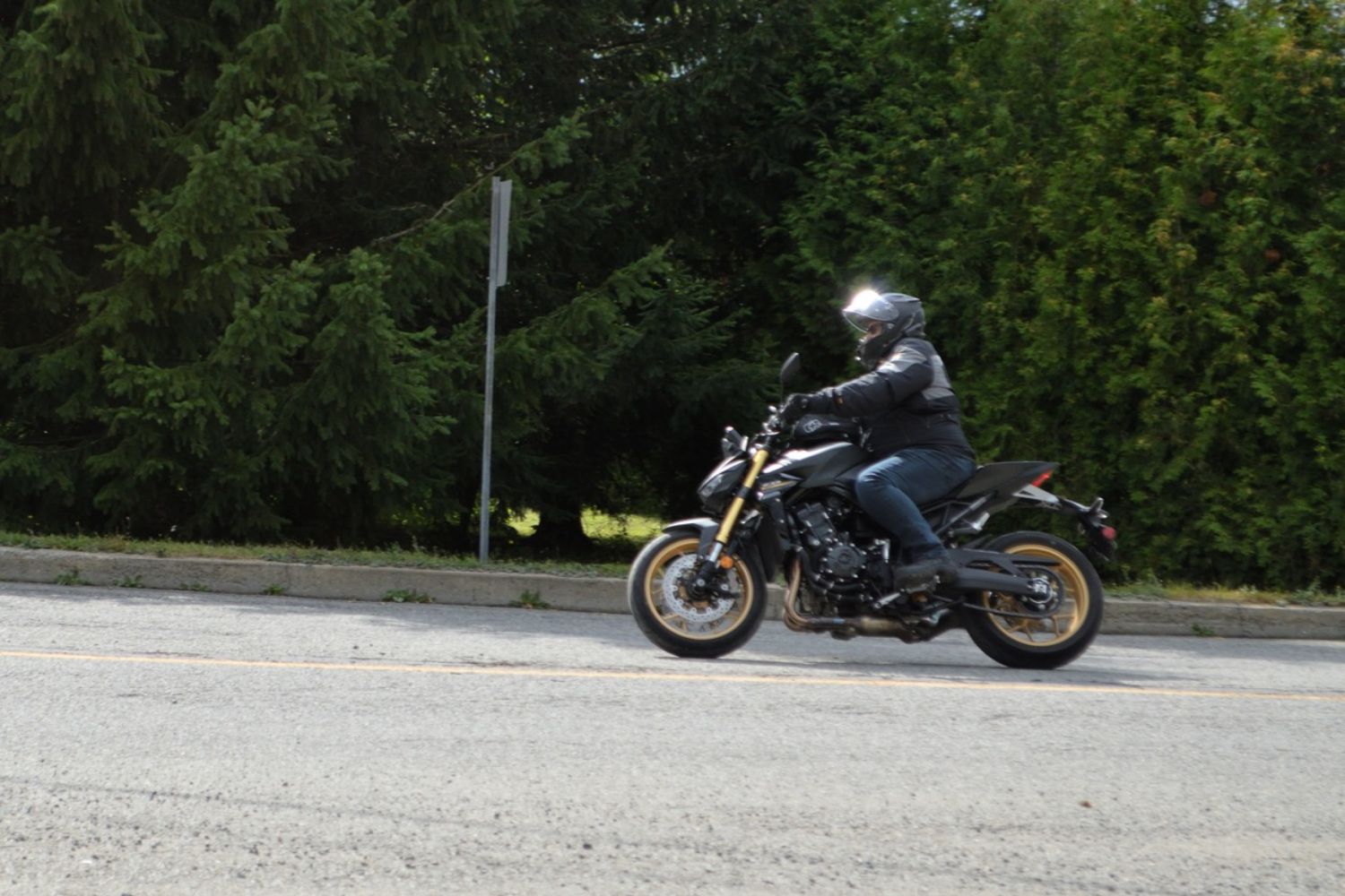 La CB1000SP est une moto équilibrée.