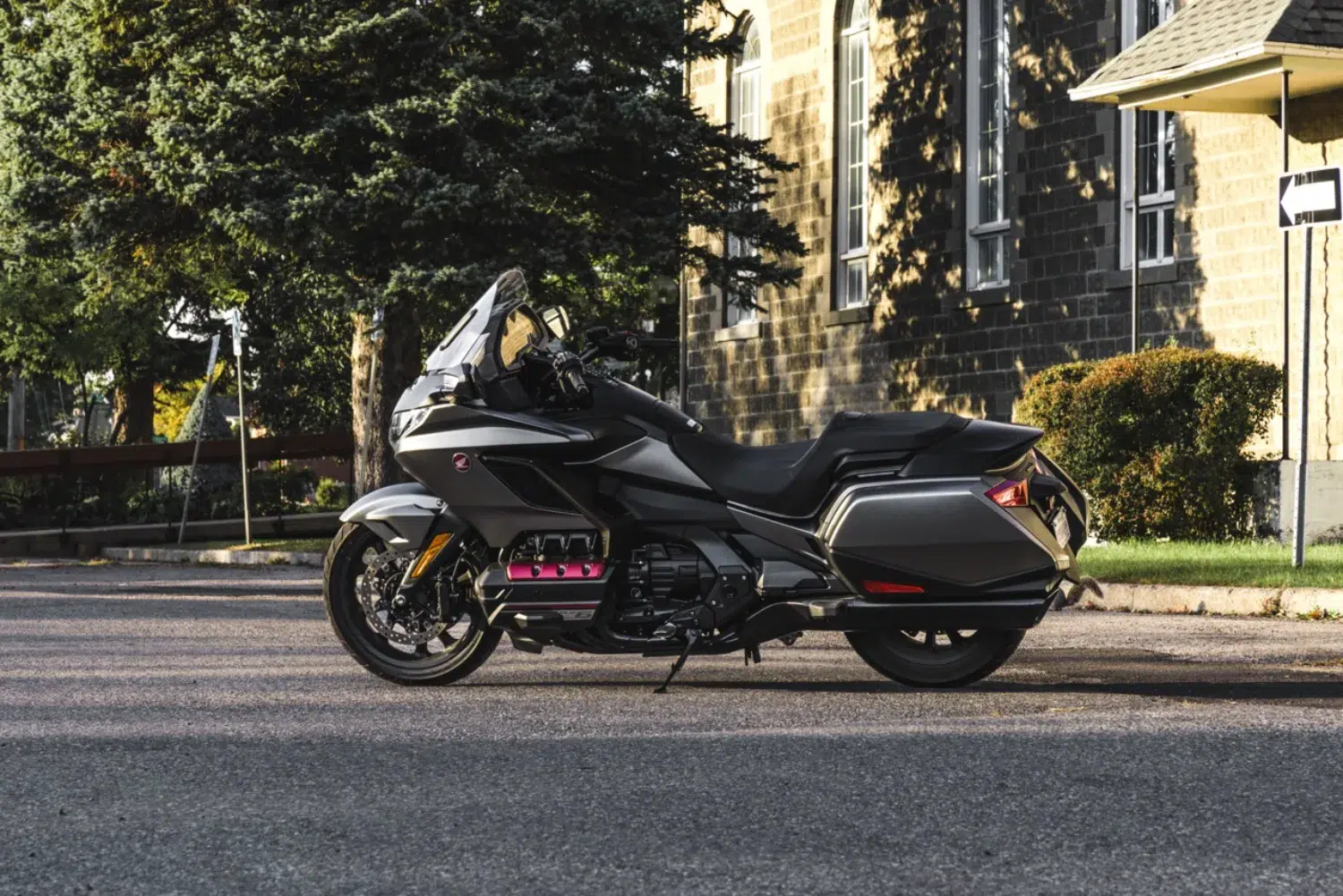 La Goldwing est aussi offerte dans le style bagger.