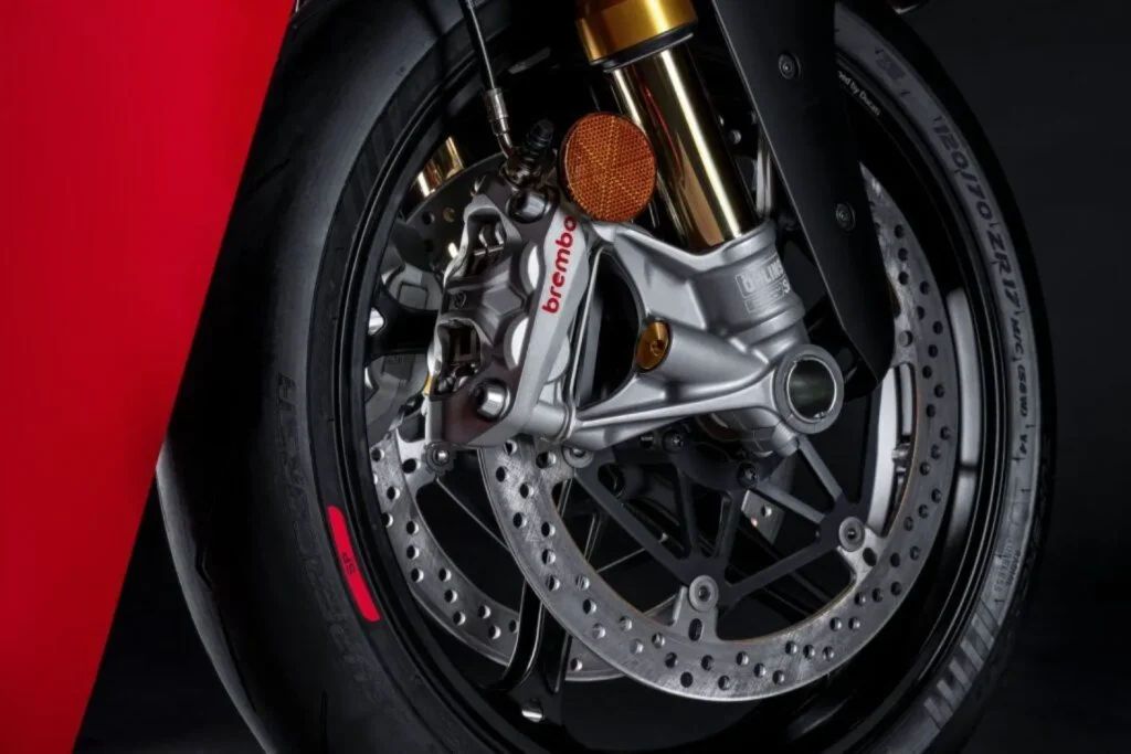 Système de freinage Brembo sur une Ducati Panigale