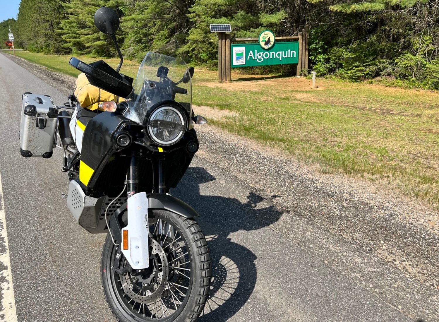 L’entrée de l'Algonquin Park