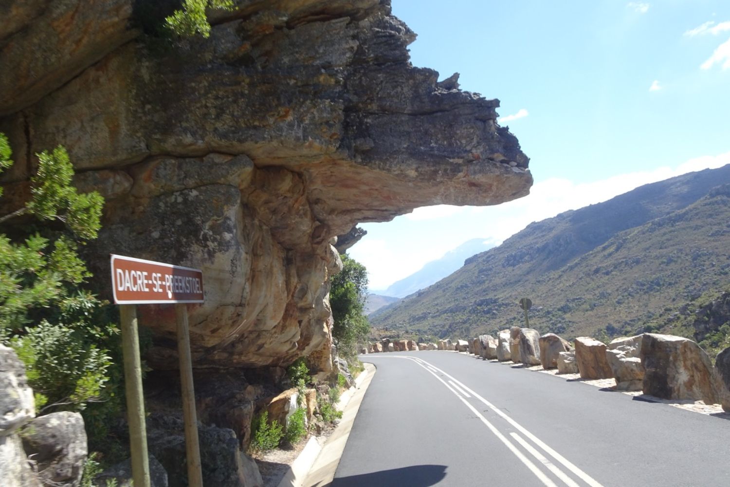 Le passage pittoresque Bainskloof