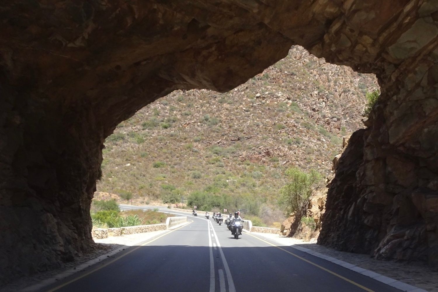 Le col de Cogmanskloof, le long de la route 62.